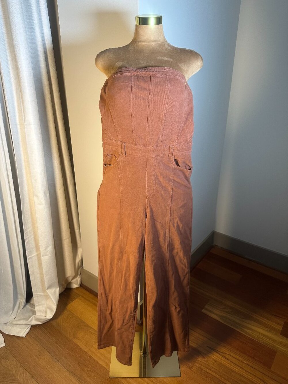 Fashion Nova Women's Orange Jumpsuit